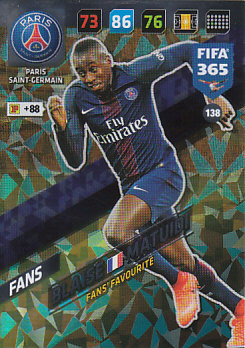 Blaise Matuidi Paris Saint-Germain 2018 FIFA 365 Fans' Favourite #138